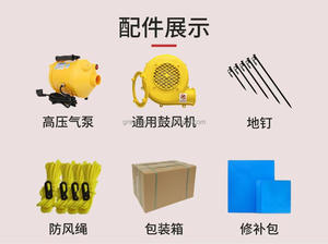 Maßgefertigtes Großes Outdoor Luftdichtes Aufblasbares PVC Wasserdichtes Zelt mit 8-10 Fuß Abmessungen für Werbeaktionen Motorsport-Werbung - Product Image 5