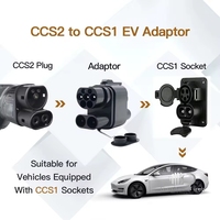 Nouvel adaptateur de charge rapide DC CCS2 vers CCS1 150A/250A 250KW/1000V pour voitures électriques, compatible avec la prise Tesla, état neuf
