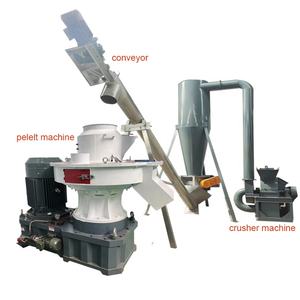 Máquina de pellets de madera con anillo de acero inoxidable, prensa de aserrín, molino granulador de pellets - Product Image 3