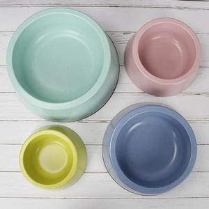 Eco-friendly fibra de bambu <span class=keywords><strong>pet</strong></span> gato e cachorro tigela atacado personalizado macaron cor tigela de água e comida bacia <span class=keywords><strong>Pet</strong></span> Alimentação Bowls - Product Image 5