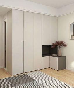 Nouvelle conception pratique pour la maison, armoire d'angle intégrée au chevet et à la garde-robe, pour petit appartement - Product Image 5