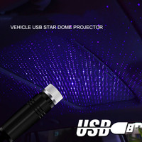 Fêtes lumineuses USB, lampe d'ambiance, pour voiture, ciel étoilé, projection laser, livraison directe, nouveauté 2020