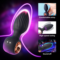 Lampe anale télécommandée, dilatateur anal, lumière clignotante, plug anal en métal coloré, plug LED, jouets sexuels anaux pour femmes
