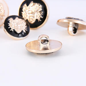 Botones de plástico dorados personalizados Abrigos de lana para hombres y mujeres <span class=keywords><strong>Abrigo</strong></span> vintage Botones de traje con asa Gabardina Botones decorativos - Product Image 5