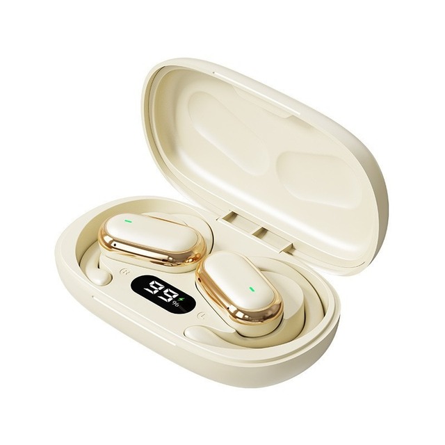 Noise Cancelling Stereo Bone Conduction Open-Ear Headphones Clip-on Ear Earbuds OWS Sports Gaming Earphones X96