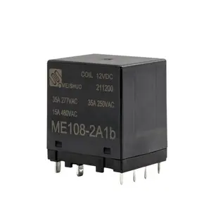 Meishuo ME108 PCB 40A 스위칭 기능 8 핀 12VDC 24VDC 자동차 릴레이 새로운 에너지 차량