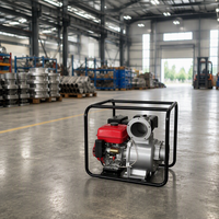 Pompe à eau incendie portable haute pression à moteur diesel avec accessoires de raccordement de lance et de tuyau pour système d'incendie