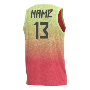 Camiseta Deportiva de Secado Rápido con Estampado por Sublimación en Degradado, Uniforme de Voleibol para Hombre - Product Image 2