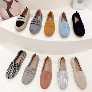 Scarpe <span class=keywords><strong>Ballerine</strong></span> Personalizzate da <span class=keywords><strong>Donna</strong></span>, Comode, Morbide, Antiscivolo, Traspiranti, con Tomaia in Tessuto Elasticizzato, per Autunno, Estate, Primavera - Product Image 1