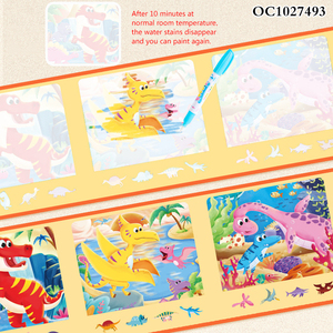 Livres d'autocollants d'animaux marins assortis, jouets pour enfants, formes et couleurs, jeu éducatif précoce, livre de gribouillage aquatique, premier livre d'activités pour filles - Product Image 4