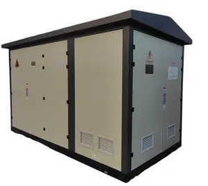 33/0.4kV 2000KVA Outdoor Electric Prefabricated Substation With High And Low Voltage Switchgear Transformer