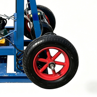 Foreuse de puits d'eau électrique pliable portable, profondeur de forage maximale de 60 m, machine de forage de sol légère pour usage agricole et domestique
