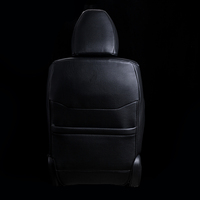 Housses de siège de voiture en cuir PVC respirant Civic VW MK7 GTD/GTE/GTI Tartan rouge Luxe Ensemble complet 5 pièces