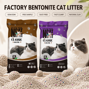 <span class=keywords><strong>Prix</strong></span> d'usine Litière sanitaire pour chats à la bentonite 20 kg, agglomération rapide, faible poussière, pour grossistes - Product Image 1