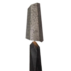 Marble Style Floor Lamp D42 H170cm LED Light Source For Living Room Decor - Product Image 5