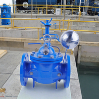 Contrôle de l'eau de corps de valve de fonte nodulaire de robinet à tournant sphérique de flotteur DN50-DN600 pour des médias de l'eau
