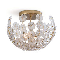 Lustre moderne de luxe en forme de fleur en cristal pour la maison, suspension design pour salon, décoration dorée pour plafond