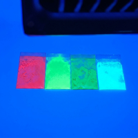 Poudre de paillettes fluorescentes réactives aux UV, pigment lumineux brillant pour artisanat en résine, nail art, décoration de fêtes et bricolage