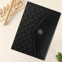 Carnet de notes personnalisé en cuir rigide A5/A4 pour bureau, journal professionnel, cadeau promotionnel, 100 feuilles, feuilles mobiles
