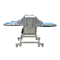 Machine de découpe de viande de porc entièrement automatique à bandes parallèles, machine à trancher la viande commerciale pour viande fraîche, poisson et poitrine de canard