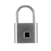 Mini cadenas intelligent à empreintes digitales rechargeable par USB, portable, pour bagages, portes, casiers et armoires