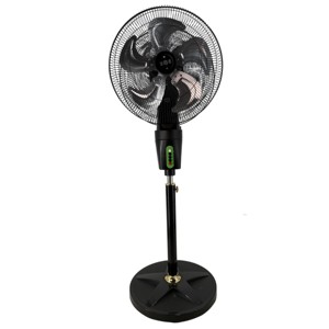 18Inch Smart Double-Headed Floor Fan 360 Degree Wind Plastic Industrial Design Outdoor Household Use Mechanical 360-Degree <b>Rotat</b> - Product Image 1