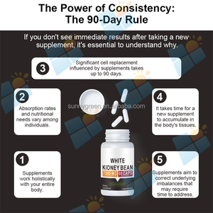 SUNI OEM capsules d'extrait <span class=keywords><strong>de</strong></span> haricot blanc suppléments naturels à base <span class=keywords><strong>de</strong></span> plantes brûleur <span class=keywords><strong>de</strong></span> <span class=keywords><strong>graisse</strong></span> à base <span class=keywords><strong>de</strong></span> plantes pour adultes - Product Image 6