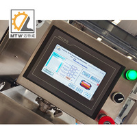 MTW Etiqueteuse automatique de surface plane de coin de petite boîte côté supérieur de bouteille à bas prix