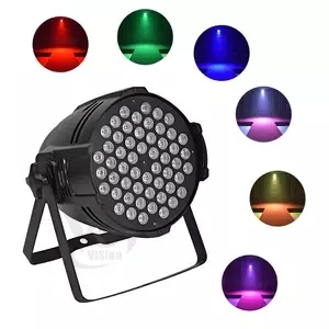 Iluminação led par cob com portas de barril dmx, controlador de palco luzes de efeito para mercado de cabine de dj disco igreja