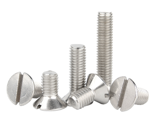 M3 <span class=keywords><strong>M4</strong></span> M5 M6 M8 Gb68 Bu Lông Thép Không Gỉ Phẳng Rãnh Chìm Đầu Vít Máy - Product Image 5