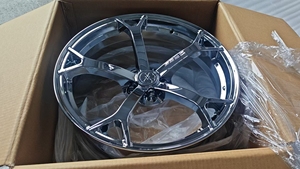 Rines Forjados Plateados Brillantes 5x114.3 de <span class=keywords><strong>5</strong></span> Orificios con Diseño Cóncavo para Nismo V1 G37 Q50 Nissan 350z 370z G37 Q50 - Product Image 4