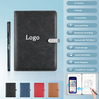 Carnet intelligent IA réutilisable en gros 2026 – Kit de journalisation en cuir avec stylo intelligent IA