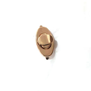 Oval Screw Lock With Feet Brass <b>Bag</b> <b>Accessory</b> Security Hardware For Electrician <b>Bags</b> - Product Image 4