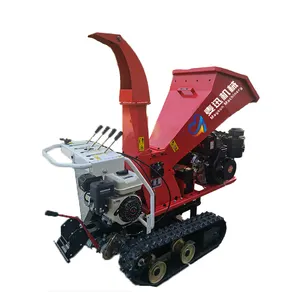 Factory Professional Customized Forest Duty Diesel Tree Chipper Wood Chipper Machinery Garden Branch Crusher