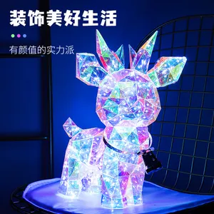 Deer LED String Light USB Battery Power Natal LED Lamp String Deer Rena Feriado Festivais Xmas Party Decoration