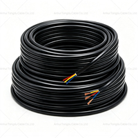 Câble souple en cuivre H05VV-F RVV 3 conducteurs 3x0,5mm² IEC 60227 300/500V isolé PVC pour câblage de thermostat de pièce HVAC
