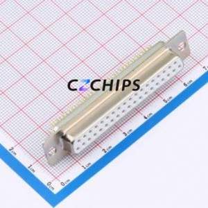 D-DBC037PF-A001 D-Sub/VGA Connector Through hole Component (THT) Connector Standard D-Sub Female 37P Solder Wire Type - Product Image 1