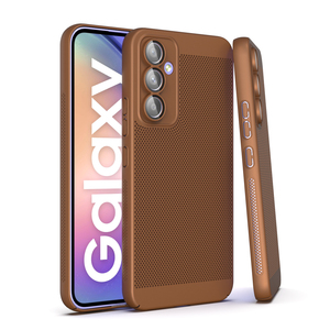 Transpirable verano caliente disipación red malla <span class=keywords><strong>PC</strong></span> ultrafino tendencia móvil a prueba de golpes teléfono celular contraportada para Samsung Galaxy A54 - Product Image 5