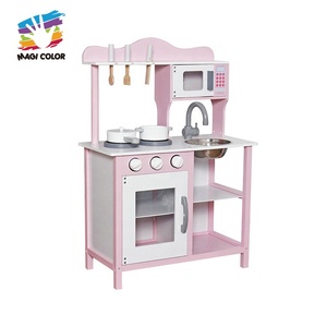 Nueva Actualización <span class=keywords><strong>de</strong></span> cocina <span class=keywords><strong>de</strong></span> <span class=keywords><strong>juguete</strong></span> rosa <span class=keywords><strong>de</strong></span> madera barata para niños W10C404I - Product Image 2