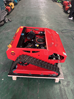 Tondeuse à gazon compacte commerciale multifonctionnelle sans fil sur chenilles, fabriquée en Chine, pour pentes, avec télécommande - Prix compétitifs