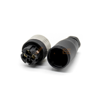 Connecteur femelle M12 3 broches, codage A, câblable sur site, fiche droite M12-3 PG7 PG9