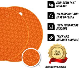 Toptan kaymaz isıya dayanıklı tutacak sıcak pedler kupası <span class=keywords><strong>Mat</strong></span> silikon Trivet <span class=keywords><strong>Mat</strong></span> silikon Placemat - Product Image 5