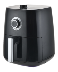 Friteuse à air ronde moderne 3.1-4.0L, électrique, à panier unique, en céramique antiadhésive, avec minuterie manuelle, appareil de cuisson multifonction domestique - Product Image 1