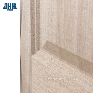 Puerta de chapa cuadrada de 2 paneles sin terminar con textura de N-maple, puertas personalizadas, el panel de la puerta se pega con chapa de buena calidad - Product Image 3