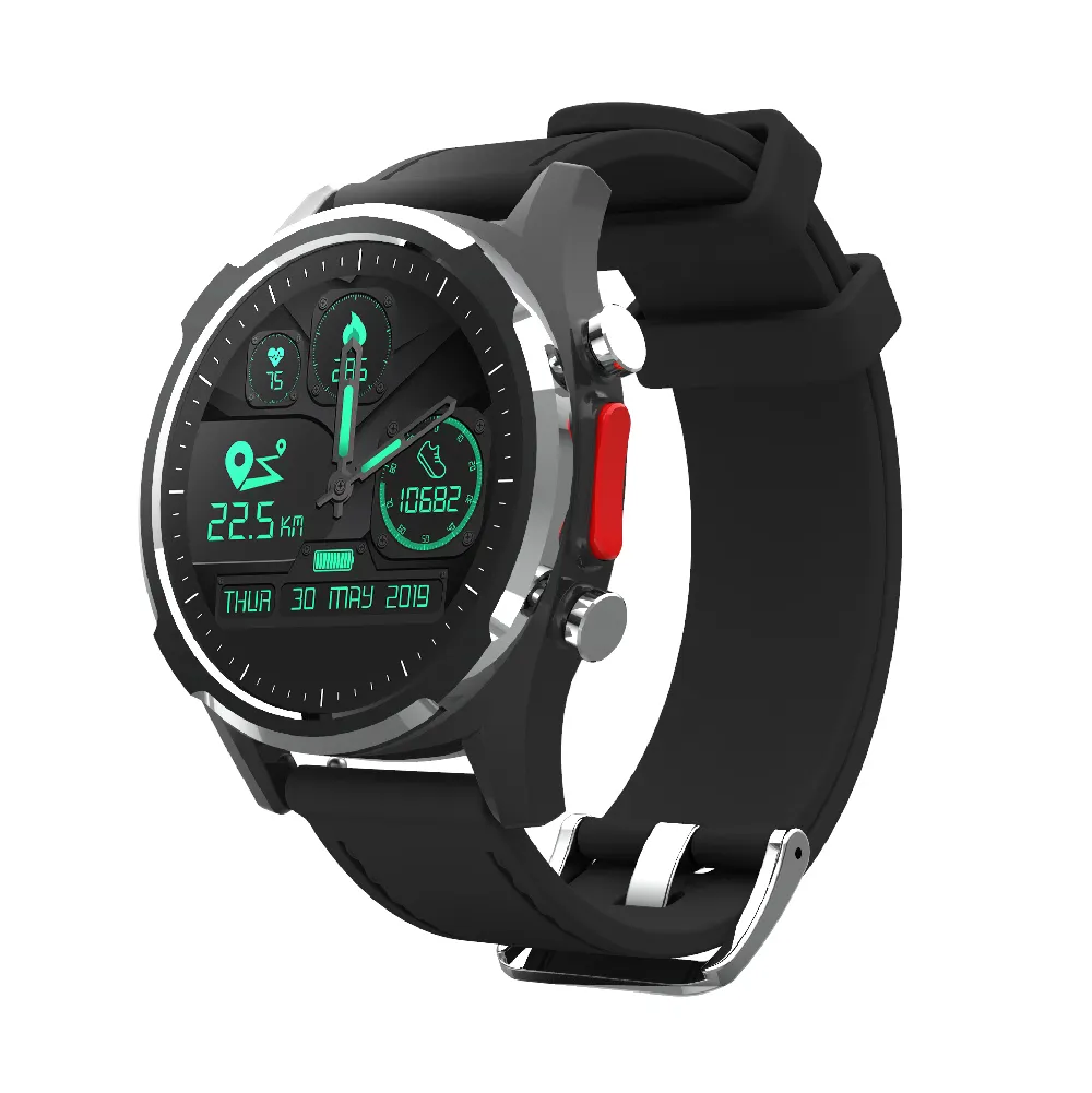 J-Style Smart Watch GPS Track BT Call 1.22 Inch Custom Wallpaper Waterproof Smart watch 1860 GPS Watch