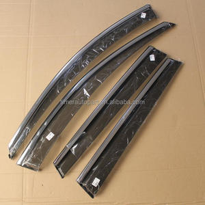 Déflecteurs de vitres pare-pluie pour Subaru XV <span class=keywords><strong>Crosstrek</strong></span>, visières de porte de voiture, protection contre les intempéries, noir PC/PMMA, installation facile - Product Image 6