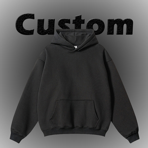 Sweat à capuche pour homme Y2K personnalisé avec impression en relief, 28 couleurs, 345 grammes, excellent rapport qualité-prix, streetwear tendance, impression personnalisée - Product Image 1