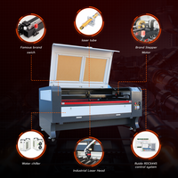 Máquina de Corte Láser CO2 1390 de Alta Velocidad CNC Automática para Cuero y Acrílico