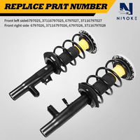 Niboke para BMW X3 F25 X4 F26 Conjunto de resorte helicoidal de Amortiguador delantero con eléctrico 37116797026 37116797028 37126797025
