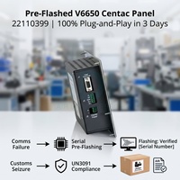 Panel de Control del Compresor de Aire Centrífugo Ingersoll Rand Centac, Panel de Interfaz de Operador HMI, Número de Pieza: 22110399 / Firmware: V6650